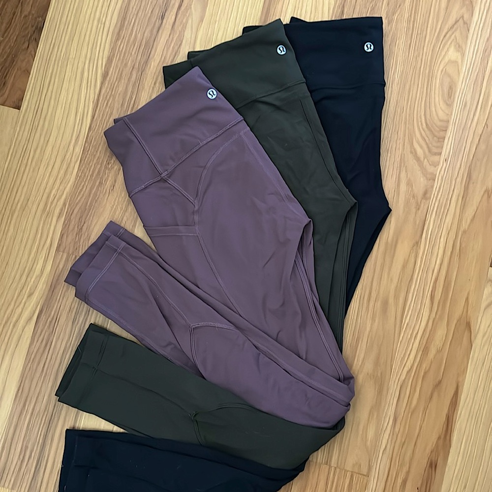Lululemon All the Right Places Size 8 Lot